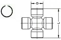 Joint, propshaft U-741 - image 2