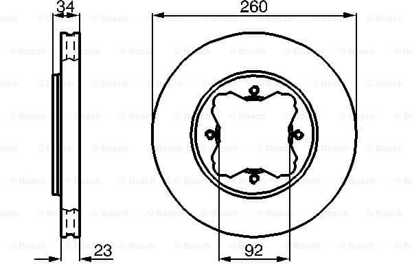 Brake Disc 0986478568