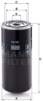 Hydraulic Filter, automatic transmission WD962