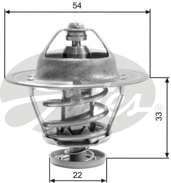 Thermostat, coolant TH22682G1