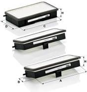 Filter, cabin air CU19000-3