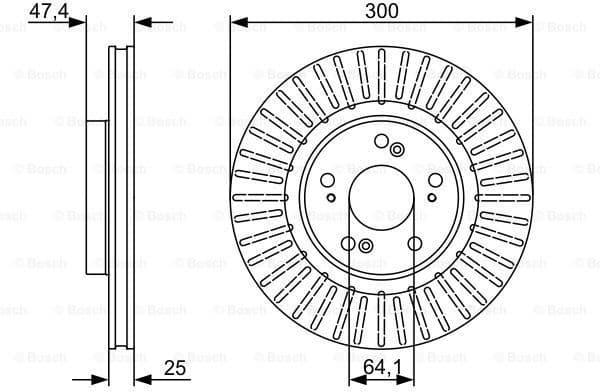 Brake Disc 0986479534 - image 2