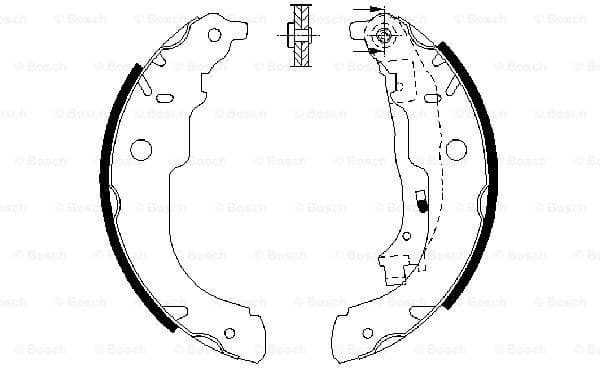 Brake Shoe Set 0986487721 - image 2