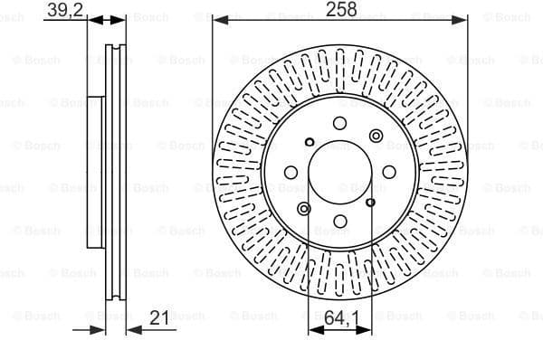 Brake Disc 0986479594 - image 2