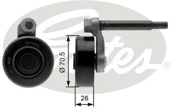 Tensioner belt T39000