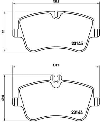 Brake Pad Set, disc brake PRIME LINE P50046