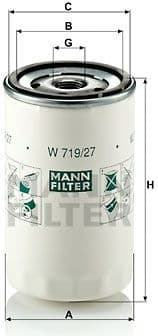 Oil Filter W719/27