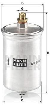 Filter diesel fuel WK830/3