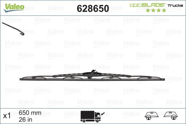 Wiper Blade OPTIBLADE TRUCKS 628650