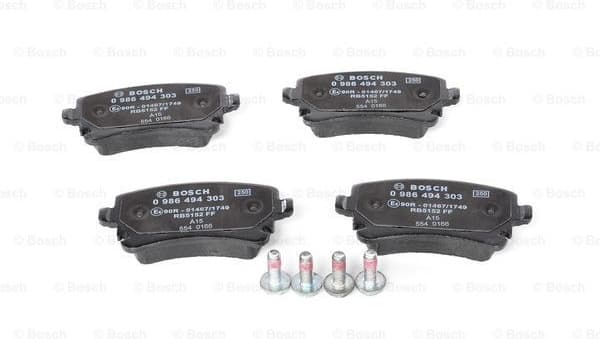 Brake Pad Set, disc brake 0986494303 - image 6