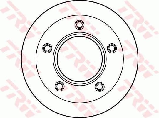 Brake Disc TRW SINGLE DF2579S - image 2