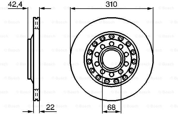 Brake Disc 0986479062