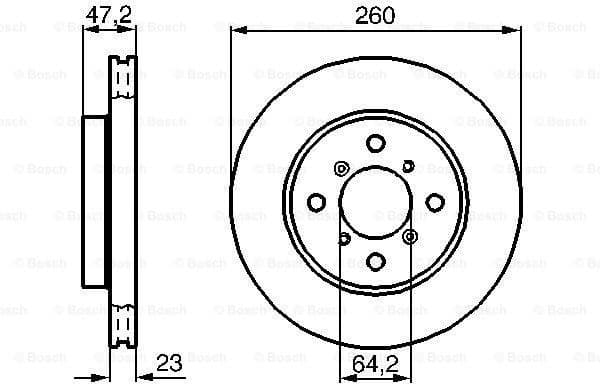 Brake Disc 0986478415 - image 2