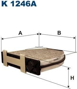 Filter, cabin air K1246A