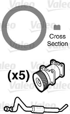 Gasket, coolant pipe 509555