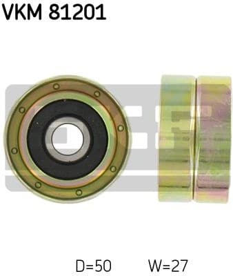 Deflection Pulley/Guide Pulley, timing belt VKM 81201