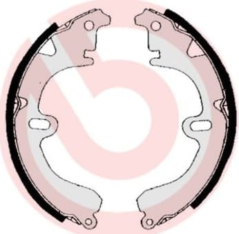 Brake Shoe Set ESSENTIAL LINE S83506