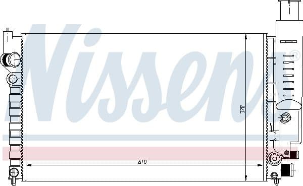 Radiator, engine cooling 63613 - image 2