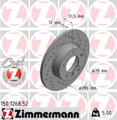 Brake Disc SPORT BRAKE DISC Z 150.1268.52
