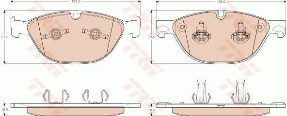 Brake Pad Set, disc brake GDB1963