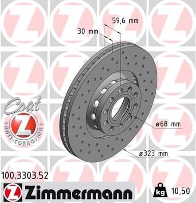 Brake Disc SPORT BRAKE DISC Z 100.3303.52