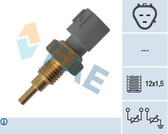 Sensor, coolant temperature 33910