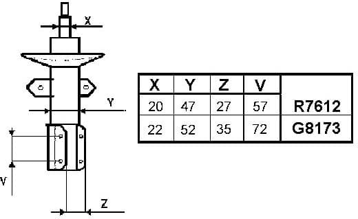 Shock Absorber MONROE ORIGINAL R7612 - image 2