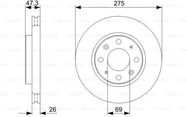Brake Disc 0986479369