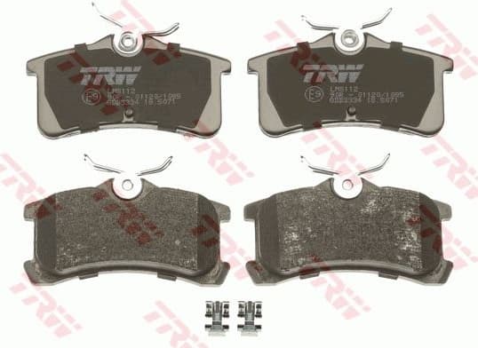 Brake Pad Set, disc brake COTEC GDB3334 - image 2