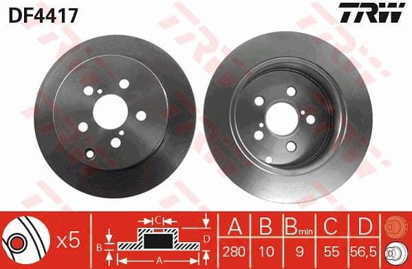 Brake Disc DF4417