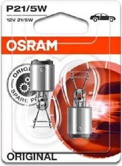 Osram Bulbs P21/5W 12V BAY15D 2vnt - 7528-02B (OSRAM) - Autoera