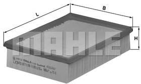 Filter air LX343 - image 2