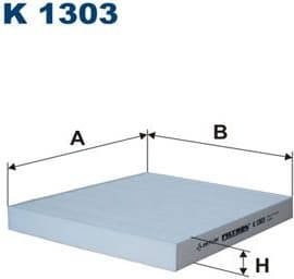 Filter, cabin air K1303