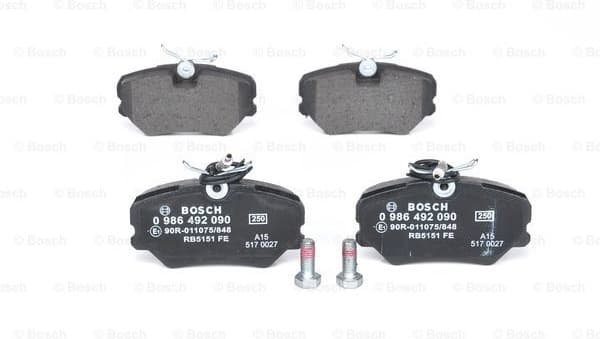 Brake Pad Set, disc brake 0986492090