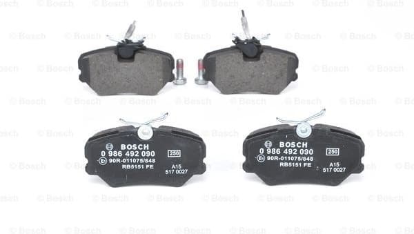 Brake Pad Set, disc brake 0986492090 - image 3