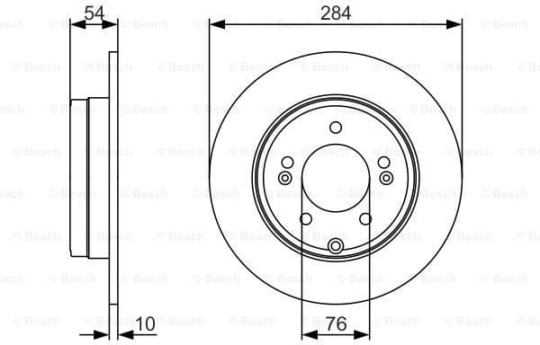 Brake Disc 0986479A45