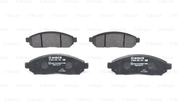 Brake Pad Set, disc brake 0986494151 - image 3