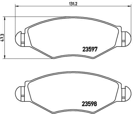 Brake Pad Set, disc brake PRIME LINE P61063