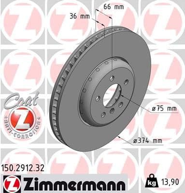 Brake Disc FORMULA F 150.2912.32