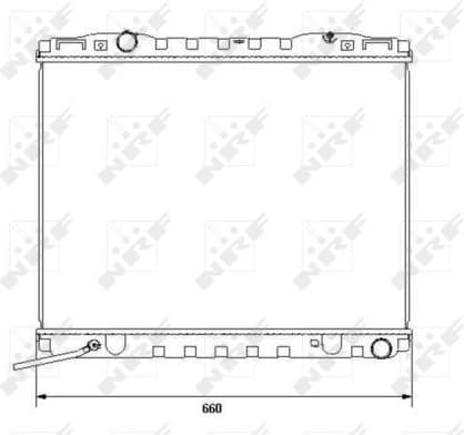 Radiator, engine cooling 53365