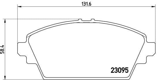 Brake Pad Set, disc brake PRIME LINE P56044
