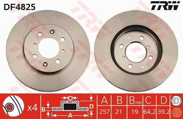 Brake Disc DF4825