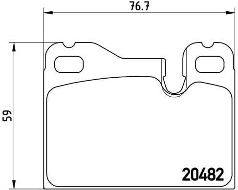 Brake Pad Set, disc brake PRIME LINE P65003