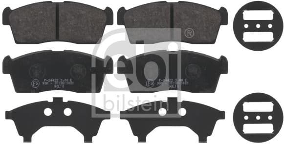 Brake Pad Set, disc brake 16740