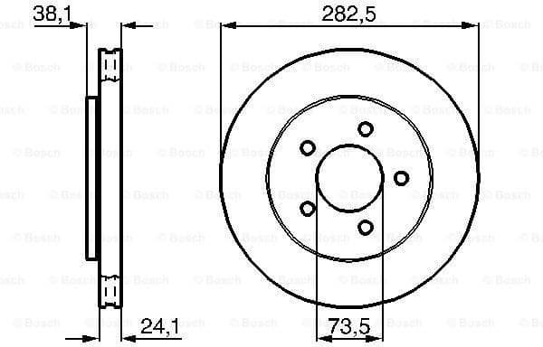 Brake Disc 0986478109 - image 5