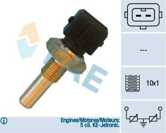 Sensor, coolant temperature 33410