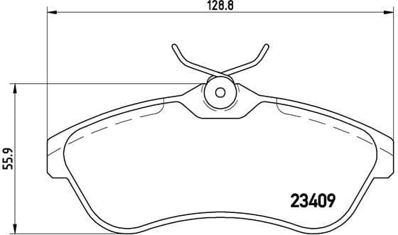 Brake Pad Set, disc brake PRIME LINE P61075