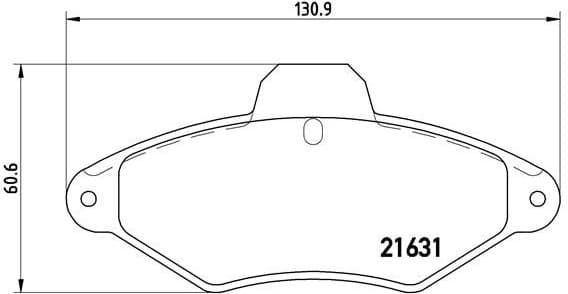 Brake Pad Set, disc brake PRIME LINE P61052