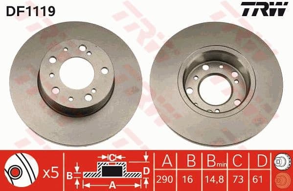 Brake Disc DF1119