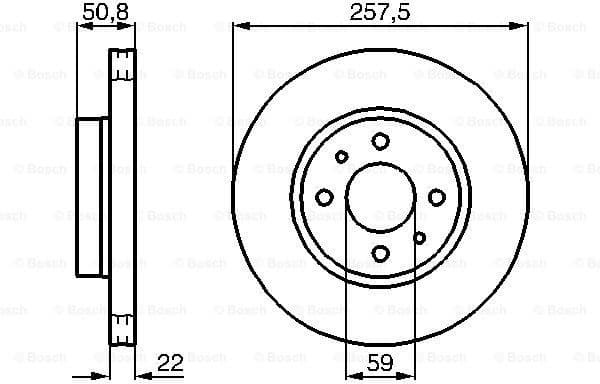 Brake Disc 0986478512